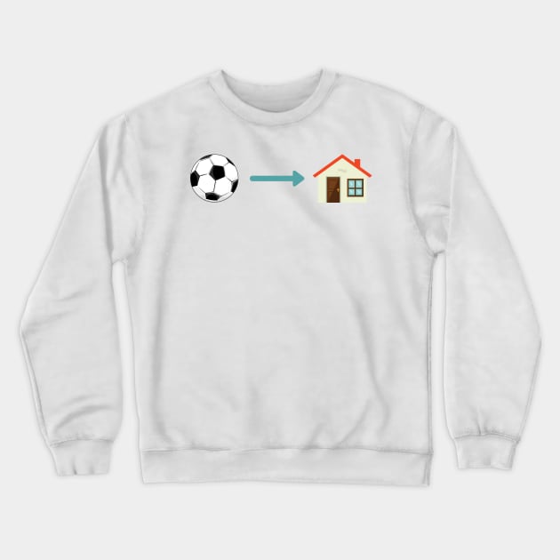 Football's Coming Home Emoji in 2021 Crewneck Sweatshirt by RareLoot19